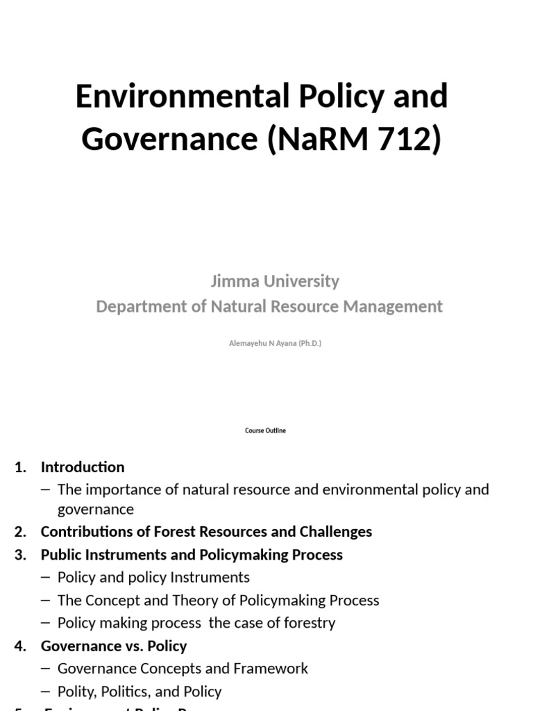 Chapter 1 2 Why Policy and Governance Challenges of Forest JU | PDF ...
