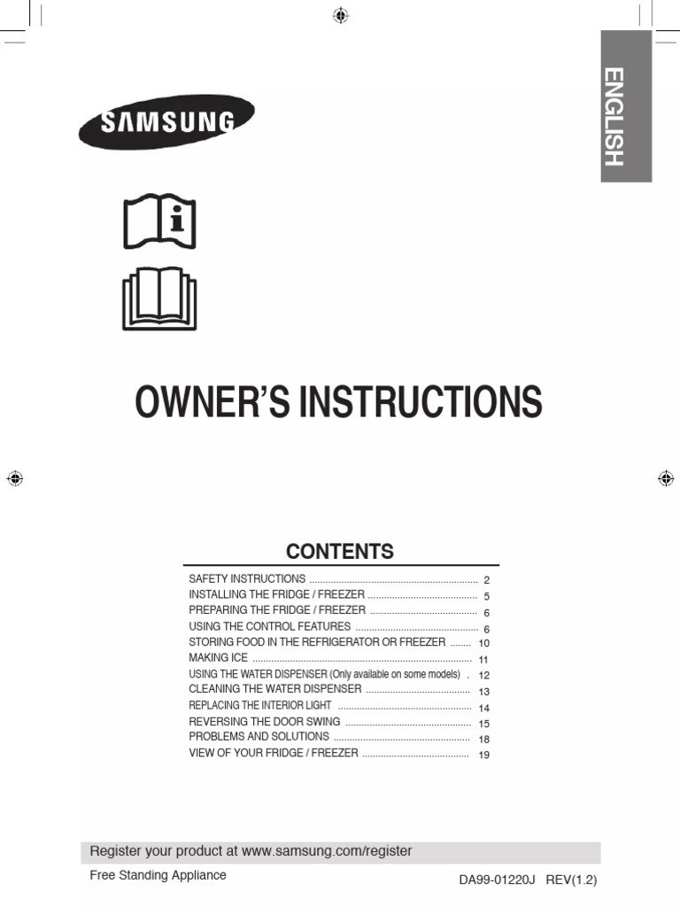 Manual Samsung RL41SBSW (100 Páginas) | PDF