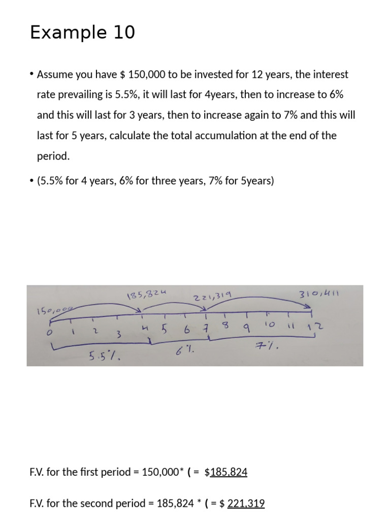 Investment Accumulation Calculations | PDF | Interest | Financial Services