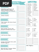 Download Meal Plan Shopping List Feb Week1 by My Pigeon Pair SN80582646 doc pdf