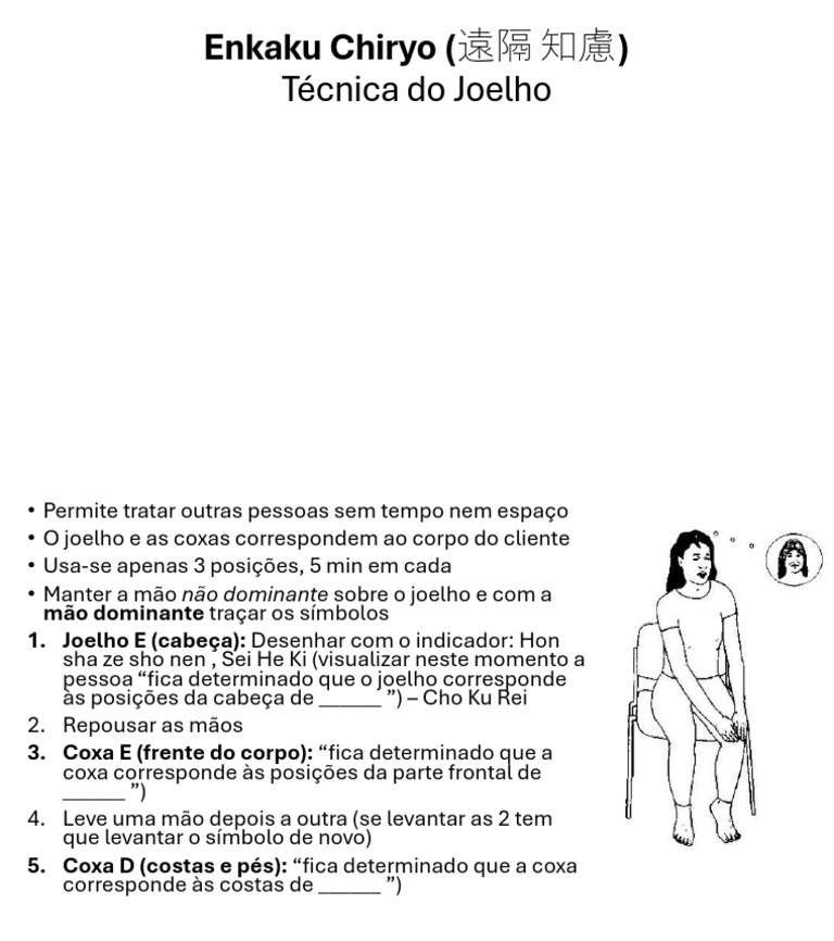 Técnica de Enkaku Chiryo para Tratamento | PDF