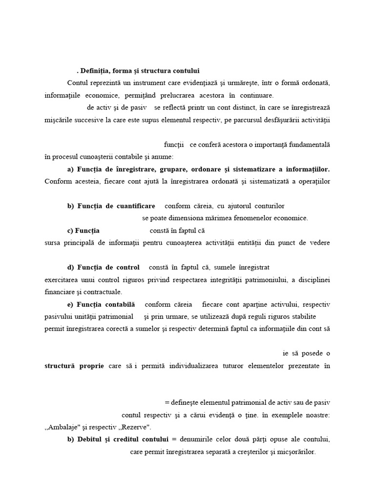Curs 4 Contul | PDF