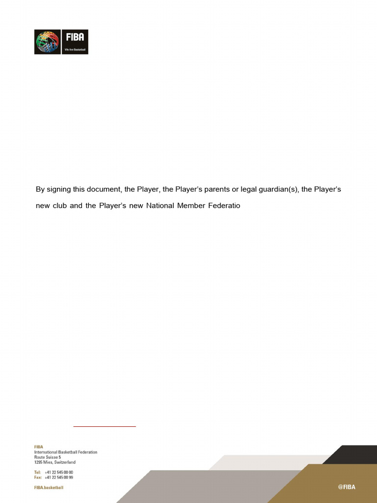 National Team Player Declaration Form | PDF | Government | Justice