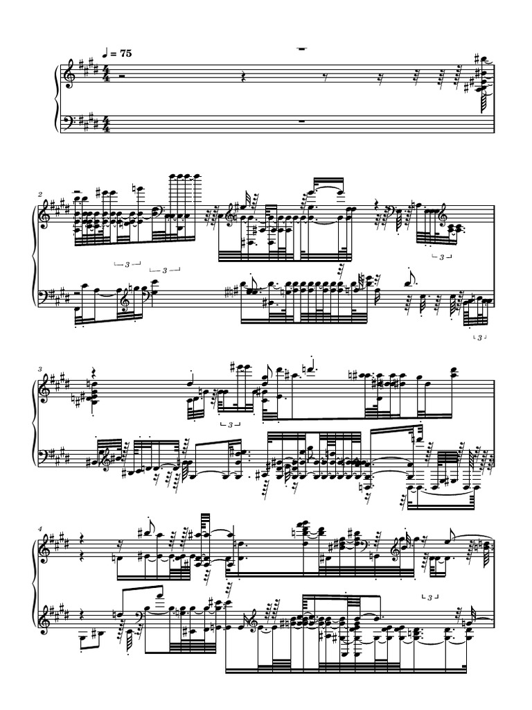 Hatari ! OST (1962) - Safari Bar Piano Blues No 1 | PDF
