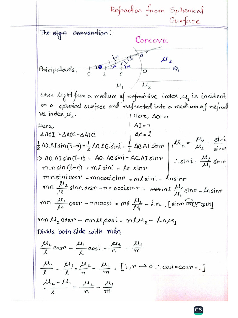 Optics Short Note | PDF