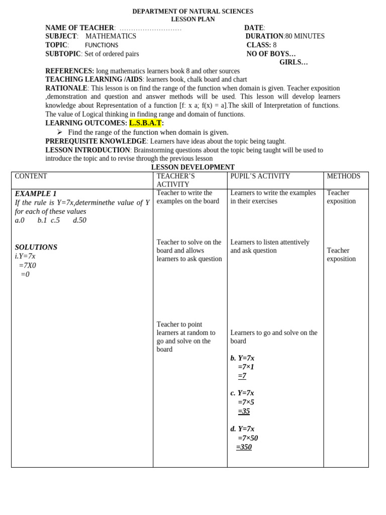 1 Functions 2 Pdf Teachers Learning