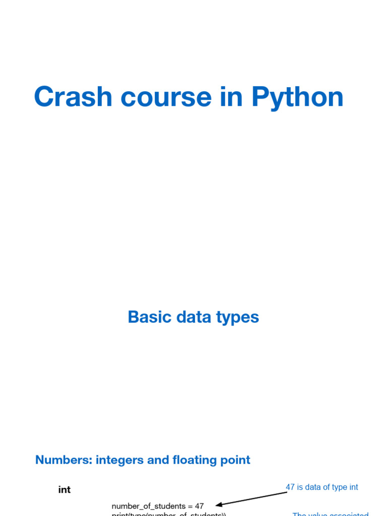 Crash Course In Python PDF Boolean Data Type Computing Crash course in python pdf boolean data type computing