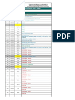 Calendario Academico 2012 1