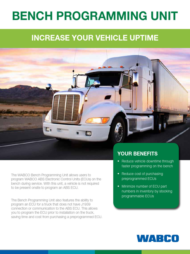 ECU Programming for Fleet Managers | PDF | Anti Lock Braking System | Truck