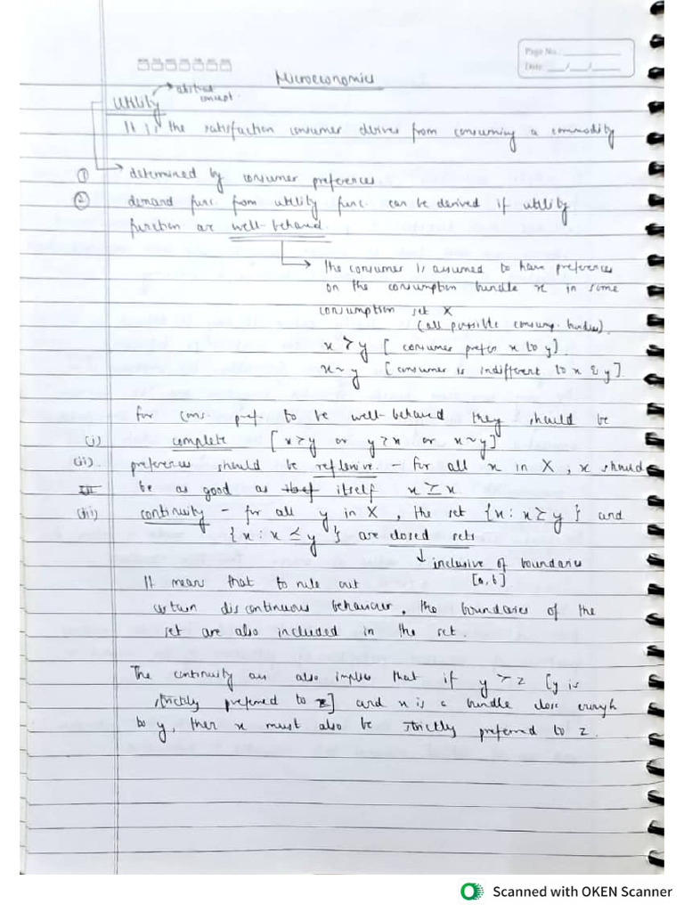 Micro Economics Notes | PDF