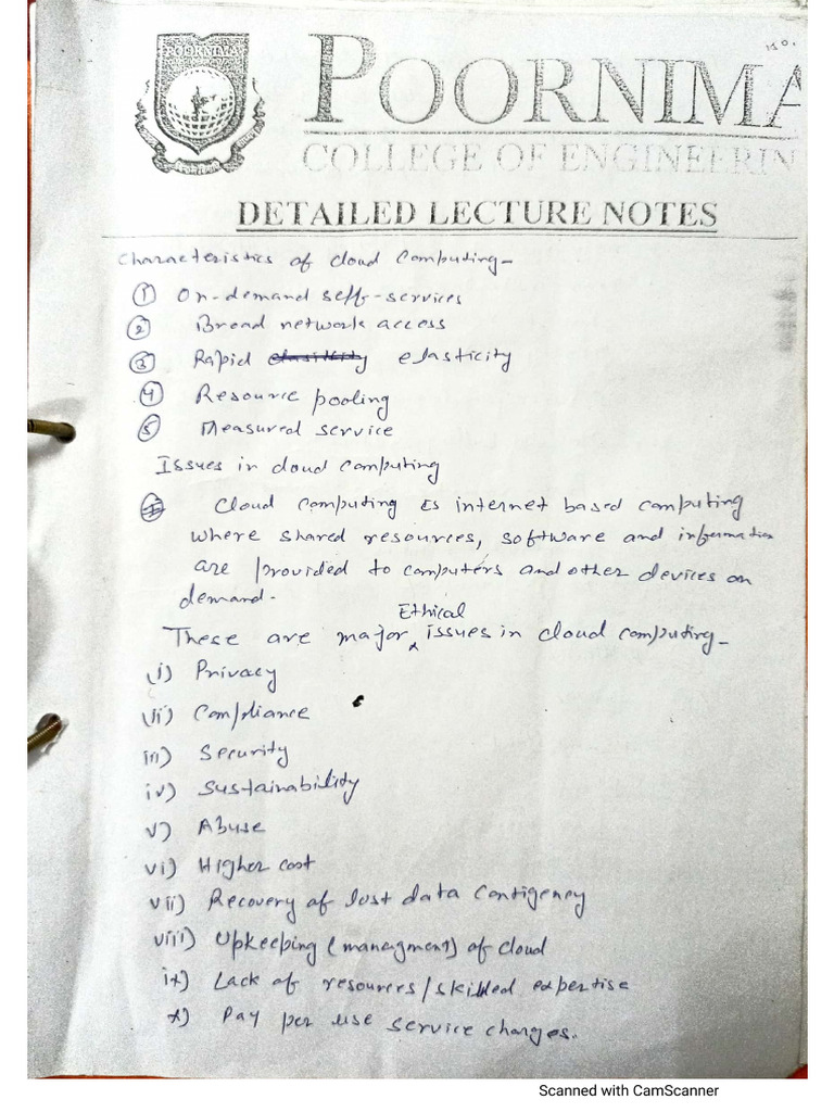 CC_NOTES_UNIT_1_AND_2 | PDF