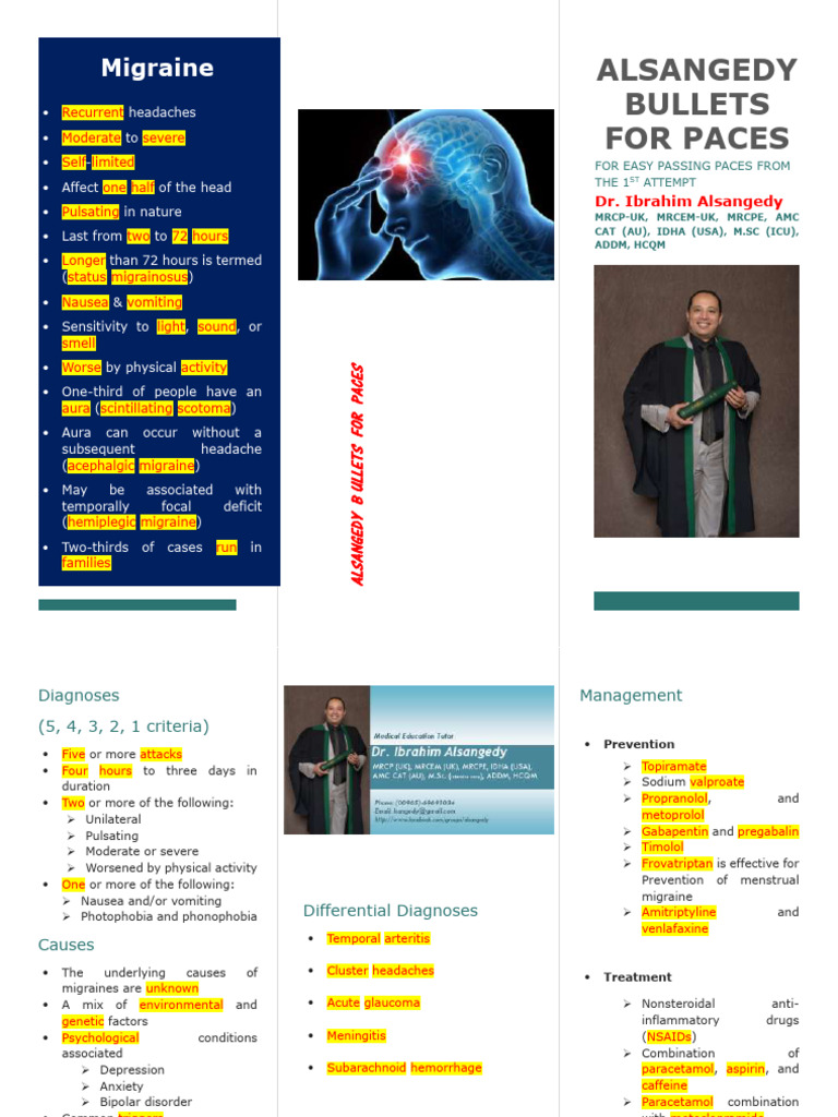 Migraines in Pregnant Women: Management | PDF | Migraine | Symptoms And ...