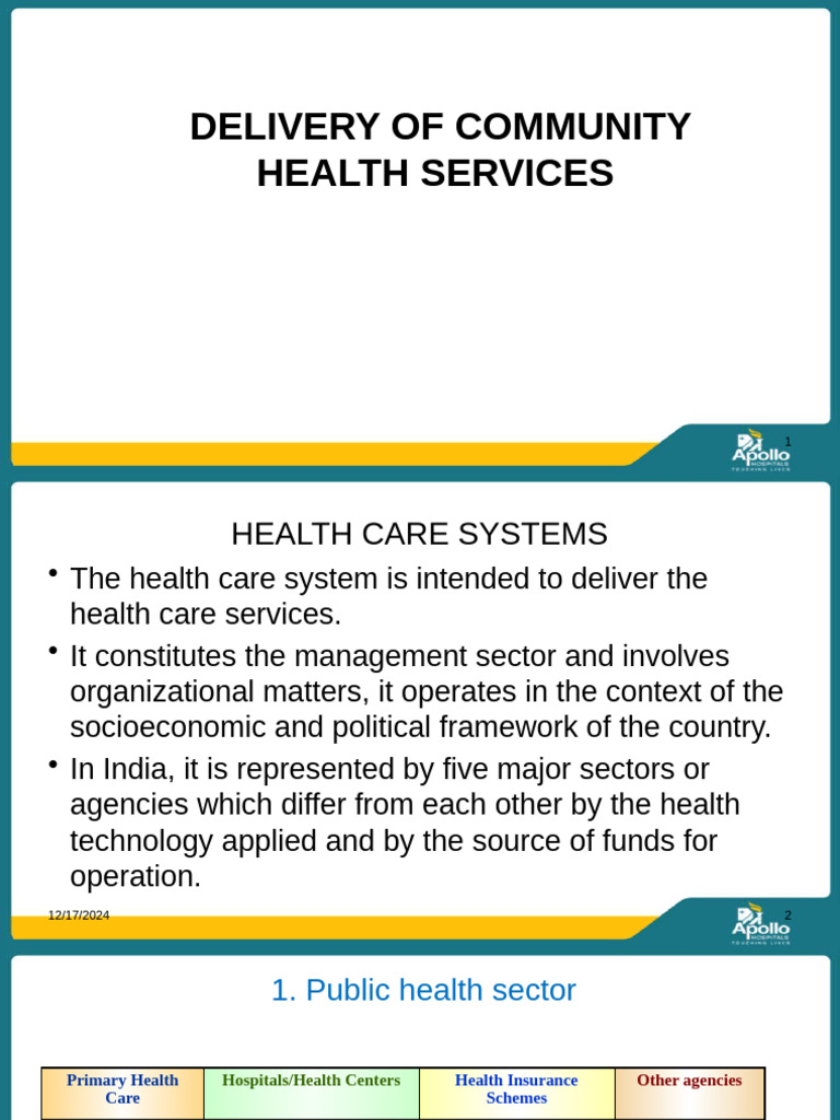 Community Health Services in India | PDF | Cost Of Living | Clinic