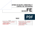 Sistema de Escape, Combustible Y Control Del Acelerador: Seccio N