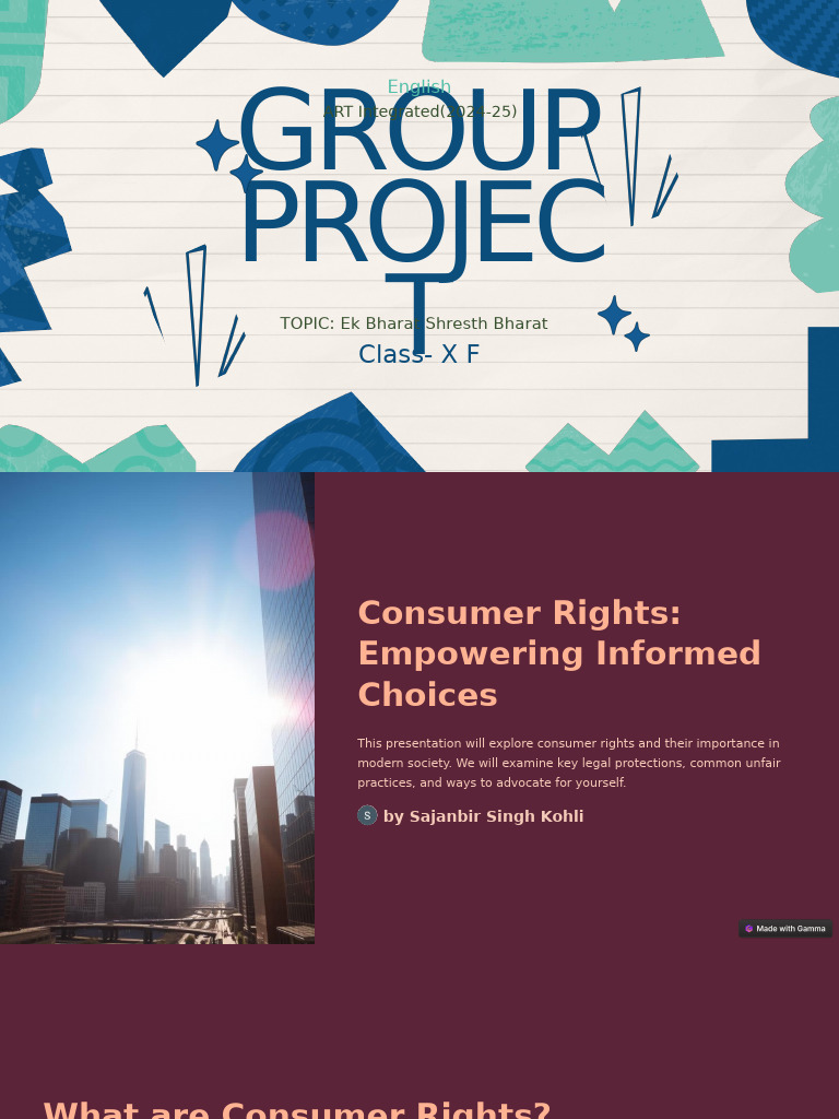 Consumer Rights Empowering Informed Choices | PDF | Consumer Protection ...