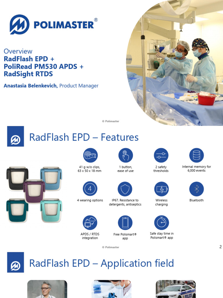 RadFlash + PoliRead PM530 + RadSight- | PDF | Dosimetry | Computing
