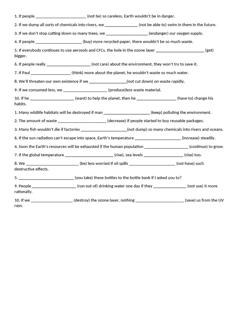 Mixed Conditionals Pdf