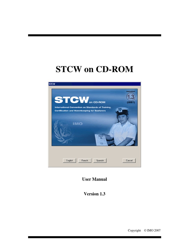 STCW On Cd-Rom: User Manual | PDF