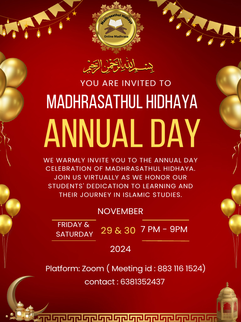 Annual Day Agenda | PDF