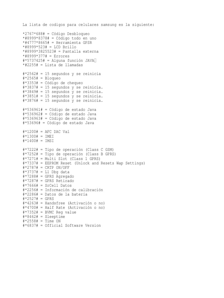 Codigos | PDF