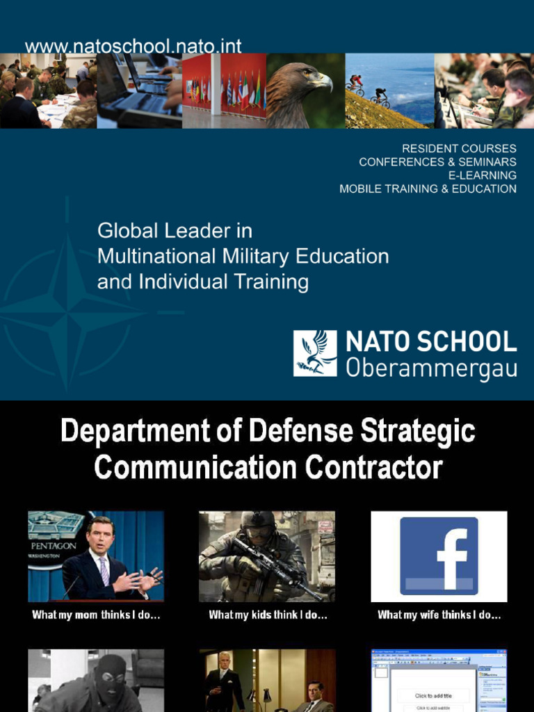 NATO PSYOPS Course Overview and Objectives | PDF | Strategic ...