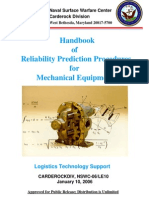 Handbook of Reliability Prediction of Mechanical Designs