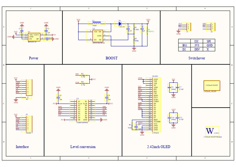 OLED Module Schematic Diagram | PDF | Chess | Chess Theory