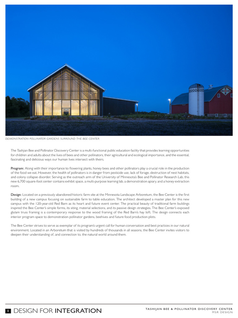 Tashjian Bee Center: Pollinator Education Hub | PDF | Pollination | Bees