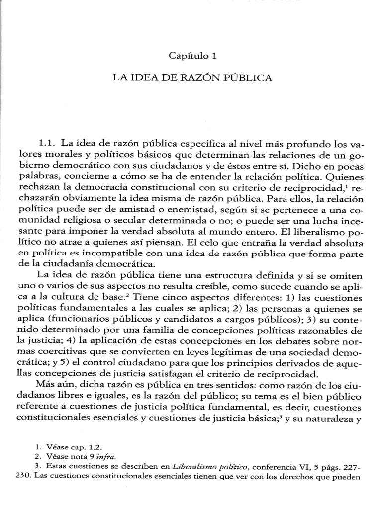 John Rawls - El Derecho de Gentes. Y - Una Revisión de La Idea de Razón ...