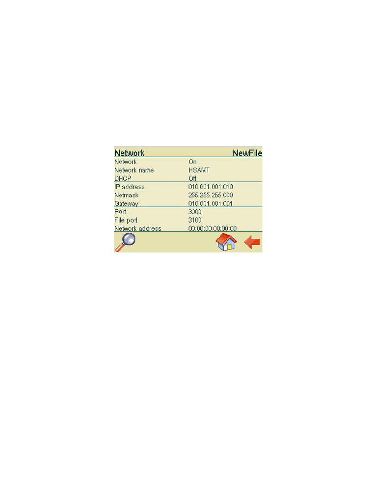 MiniTouch Network Connection Using Static IP Addresses | PDF