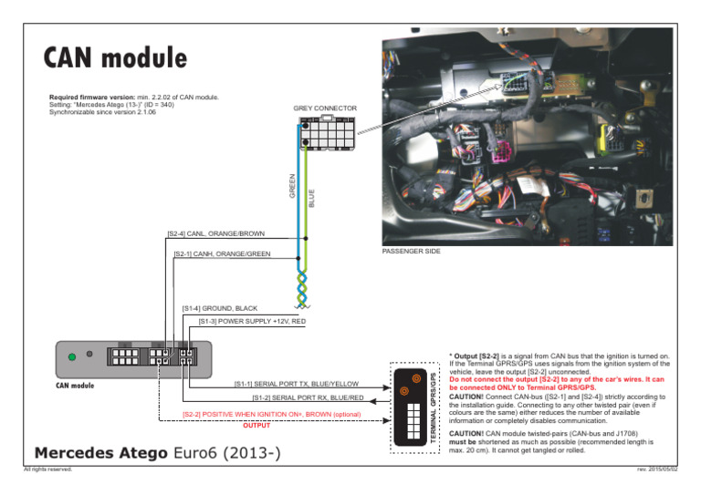 CAN Mercedes Atego 13 | PDF | Manufactured Goods | Information And ...