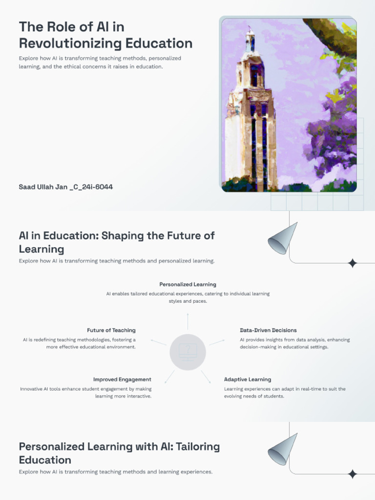 The Role of AI in Revolutionizing Education | PDF