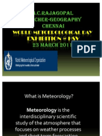 Meteorology Exhibition at HSV on World Meteorological Day