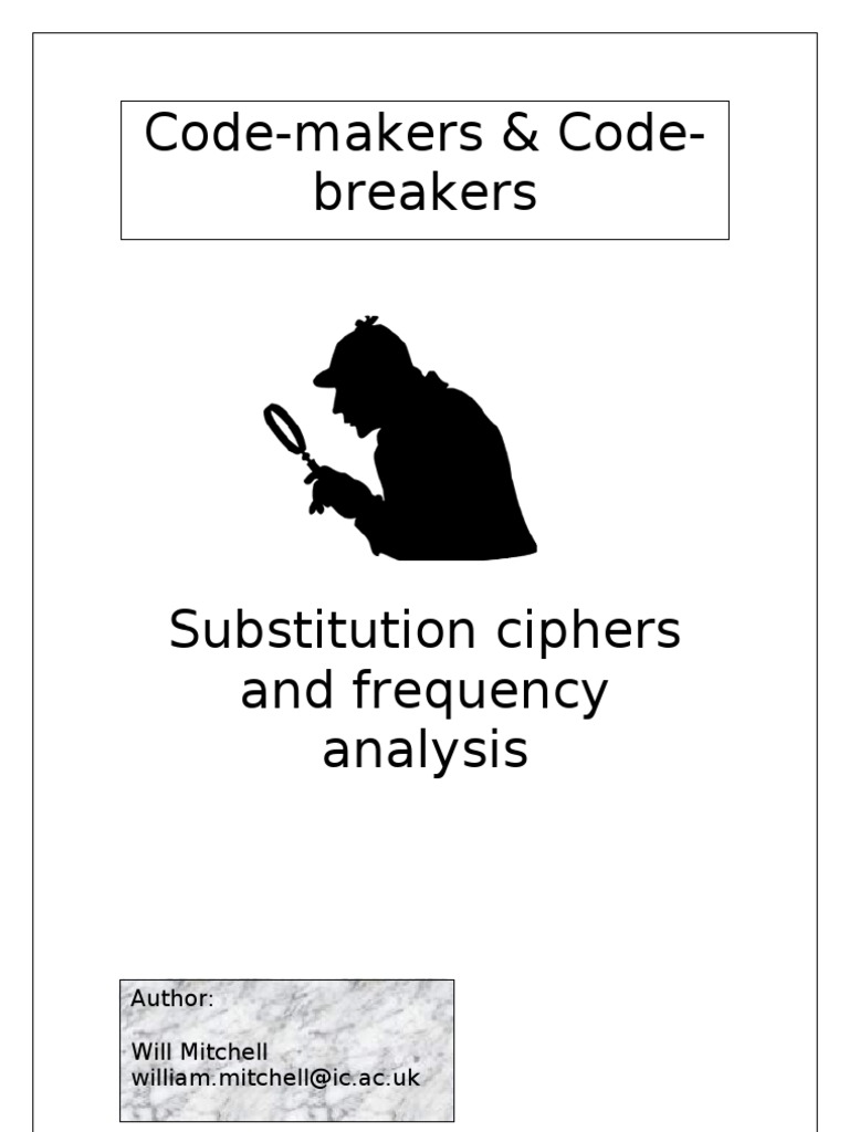 Substitution Ciphers & Frequency Analysis | PDF | Technology & Engineering