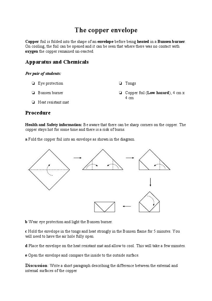 The Copper Envelope Student | PDF