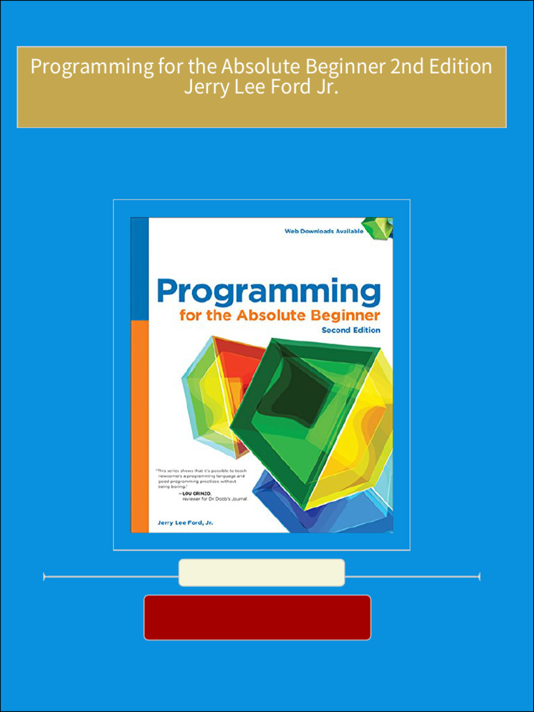 Instant ebooks textbook Programming for the Absolute Beginner 2nd ...