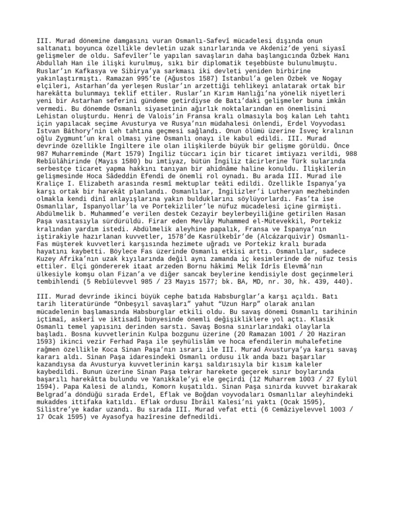 III Murad 5 | PDF
