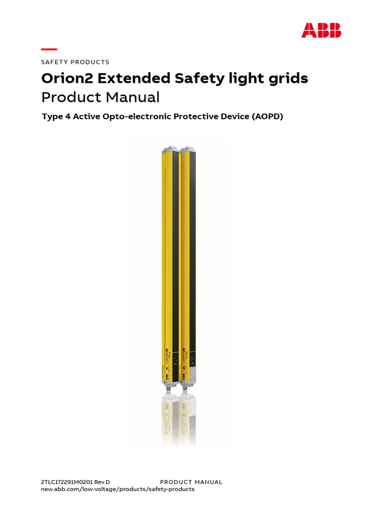 Orion2 Extended Manual (En) RevD 2TLC172291M0201 | PDF | Area | Film Speed