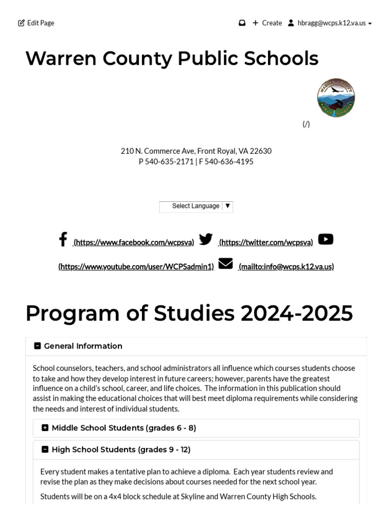 Warren County Schools Course Guide 2024-2025 | PDF | Advanced Placement ...