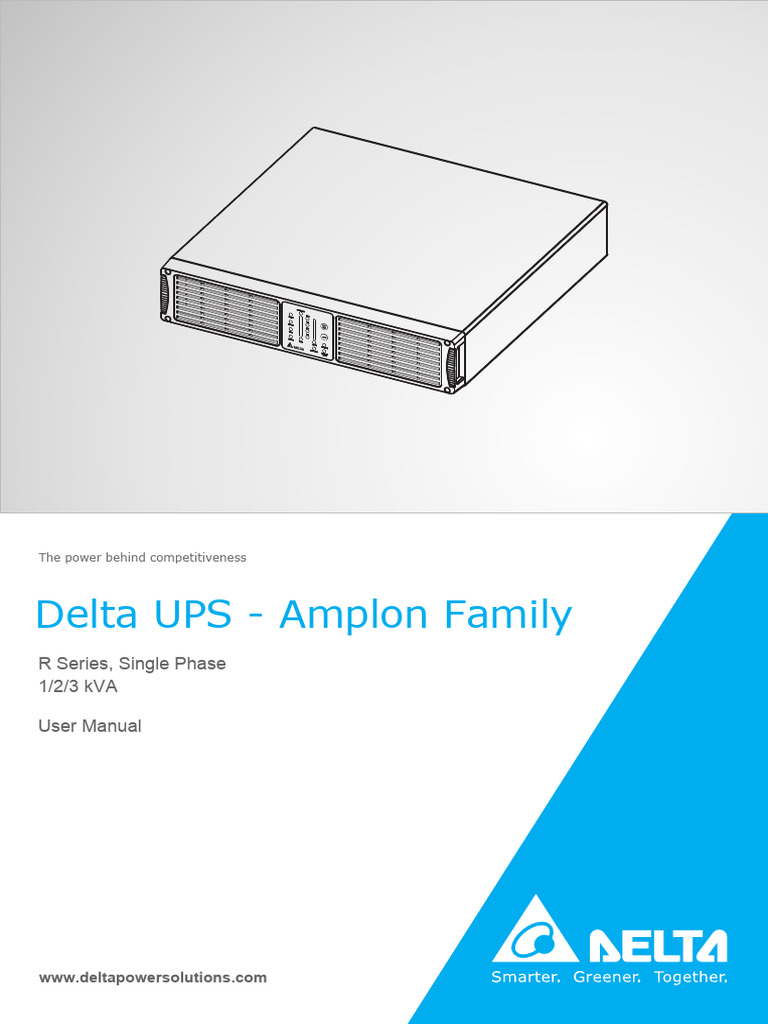 Manual UPS R 1 3kVA en Us | PDF | Power Inverter | Rectifier