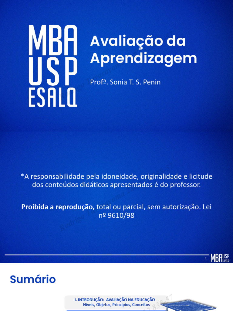 Avaliação da Aprendizagem na Educação | PDF | Aprendizado | Método de ...