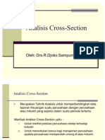 Analisis Cross Section.