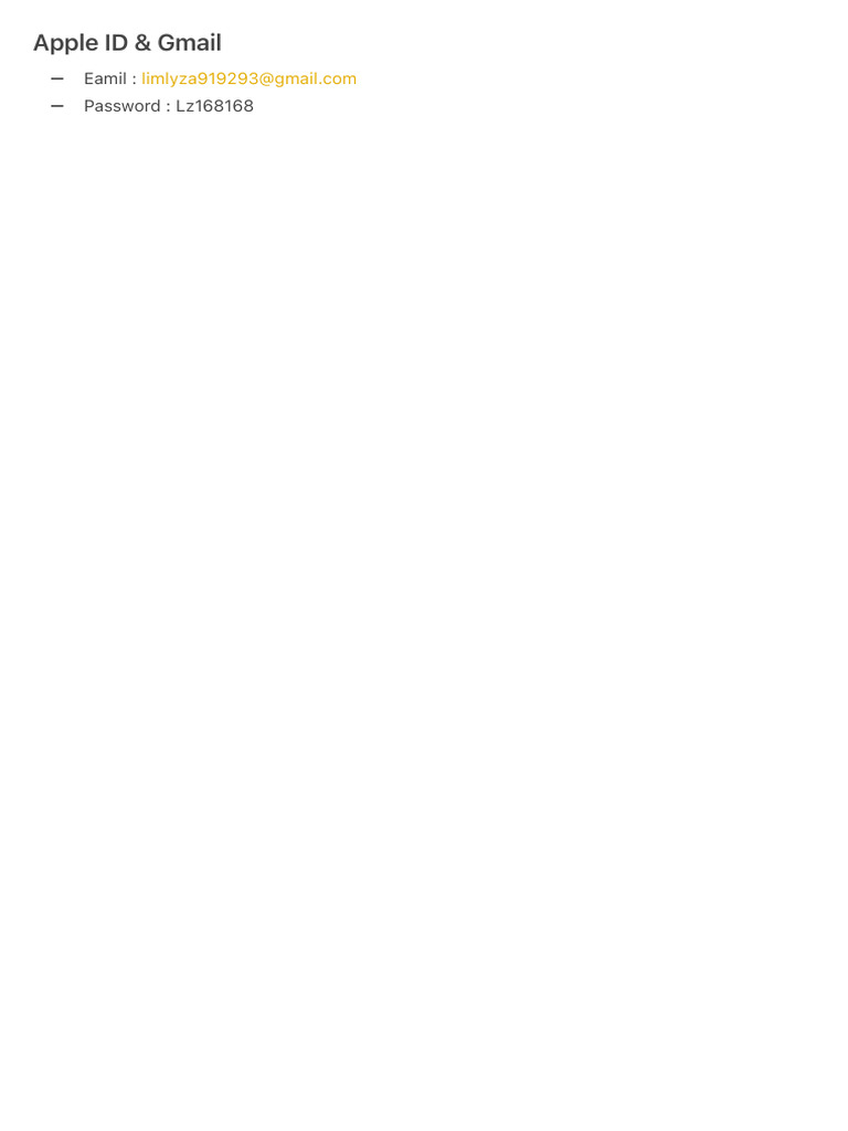 my apple id gmail
