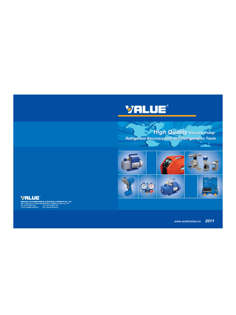 Vacuum Pump Catalogue | PDF