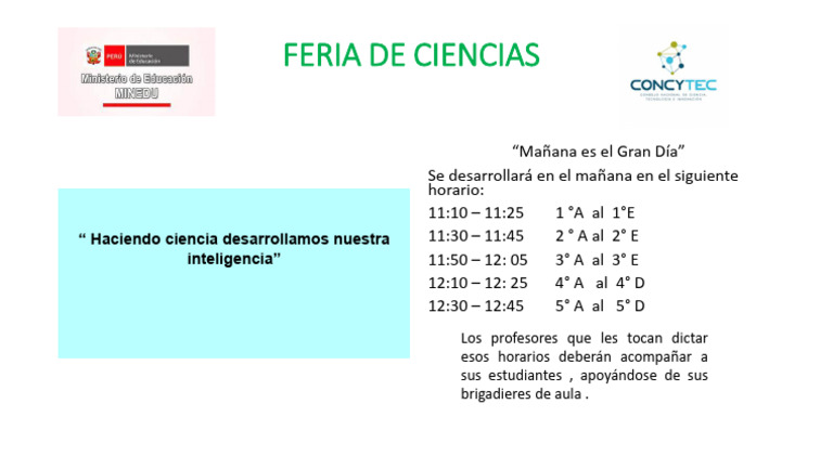 Feria de Ciencias 2024 | PDF
