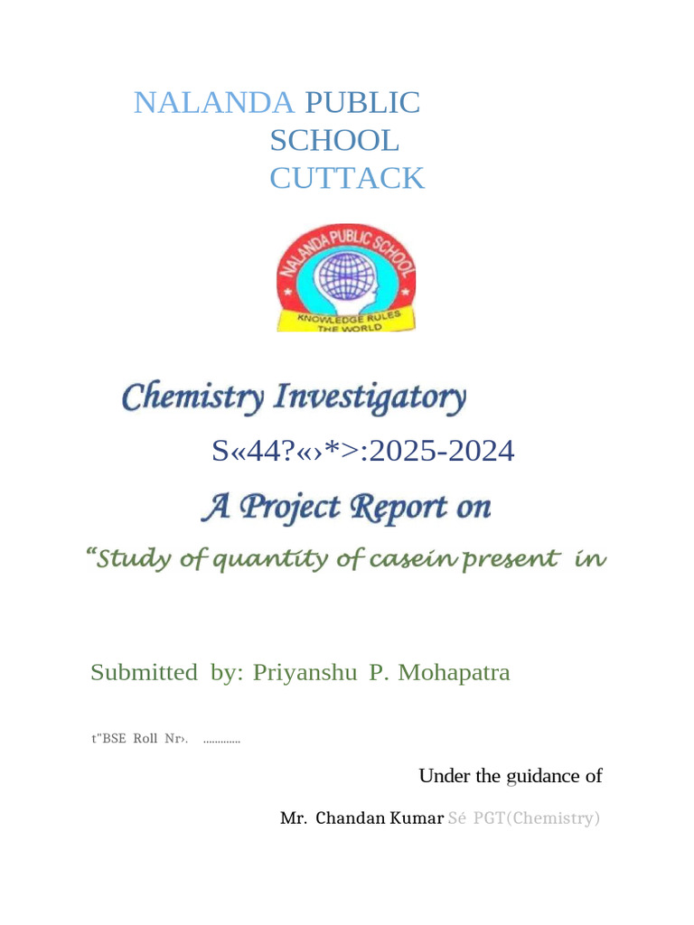 Casein Content in Milk Samples Study | PDF