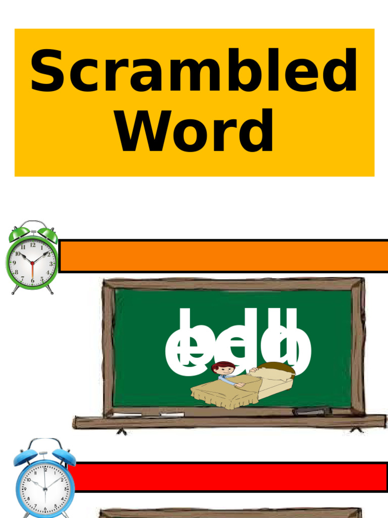 Scrambled Letter | PDF