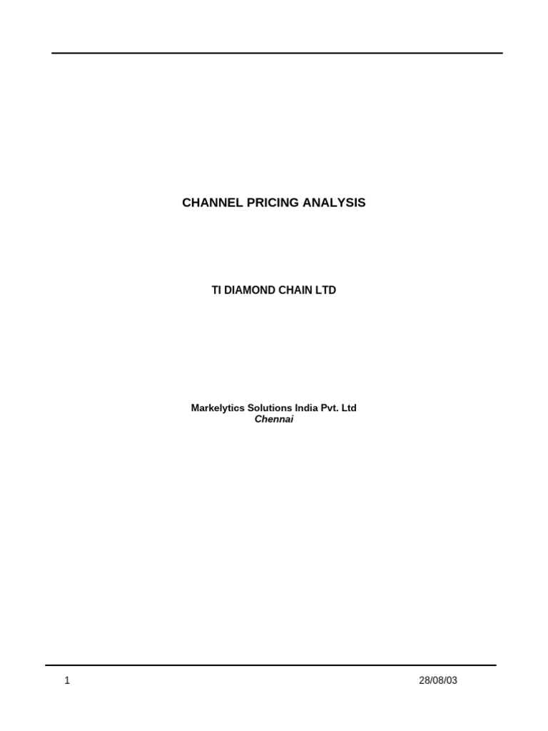 B2B Channel Pricing Insights | PDF | Pricing | Prices