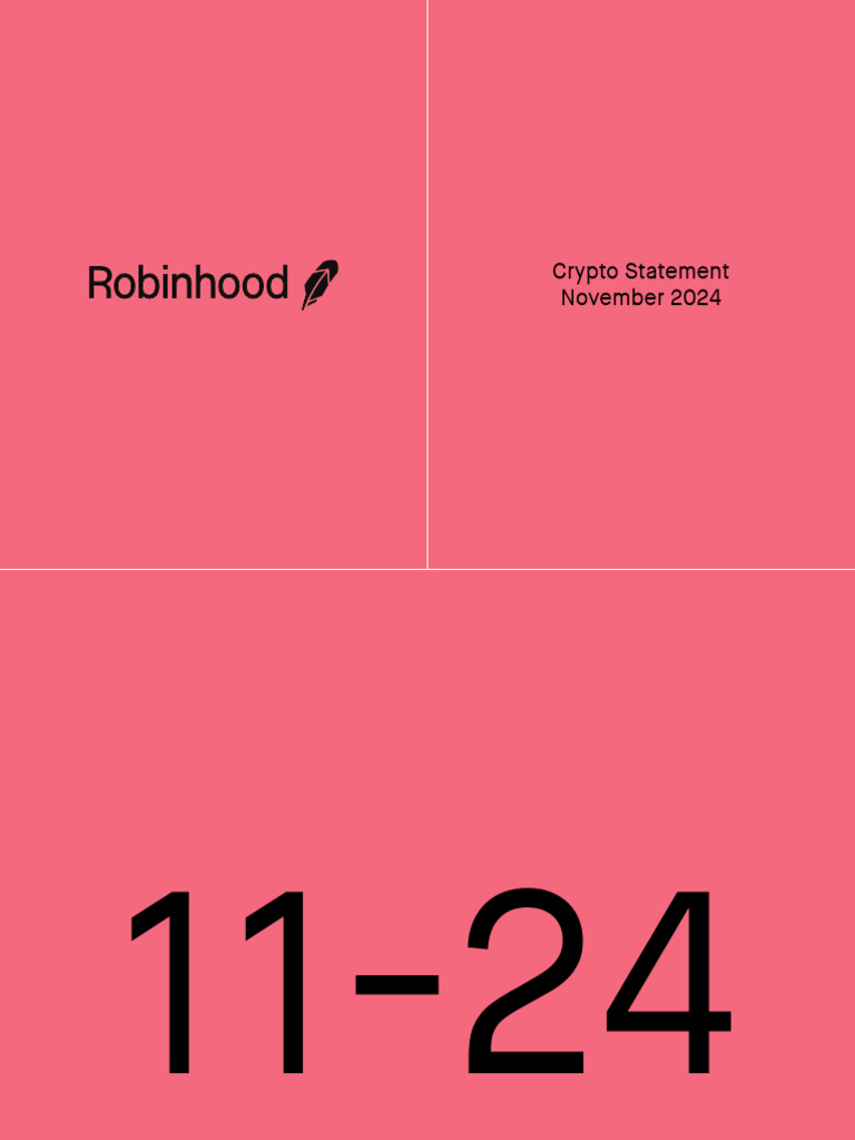 Crypto Statement November 2024 | PDF | Cryptocurrency | Credit Card