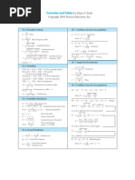 Stat11t - Formulas-Triola 11th Ed.